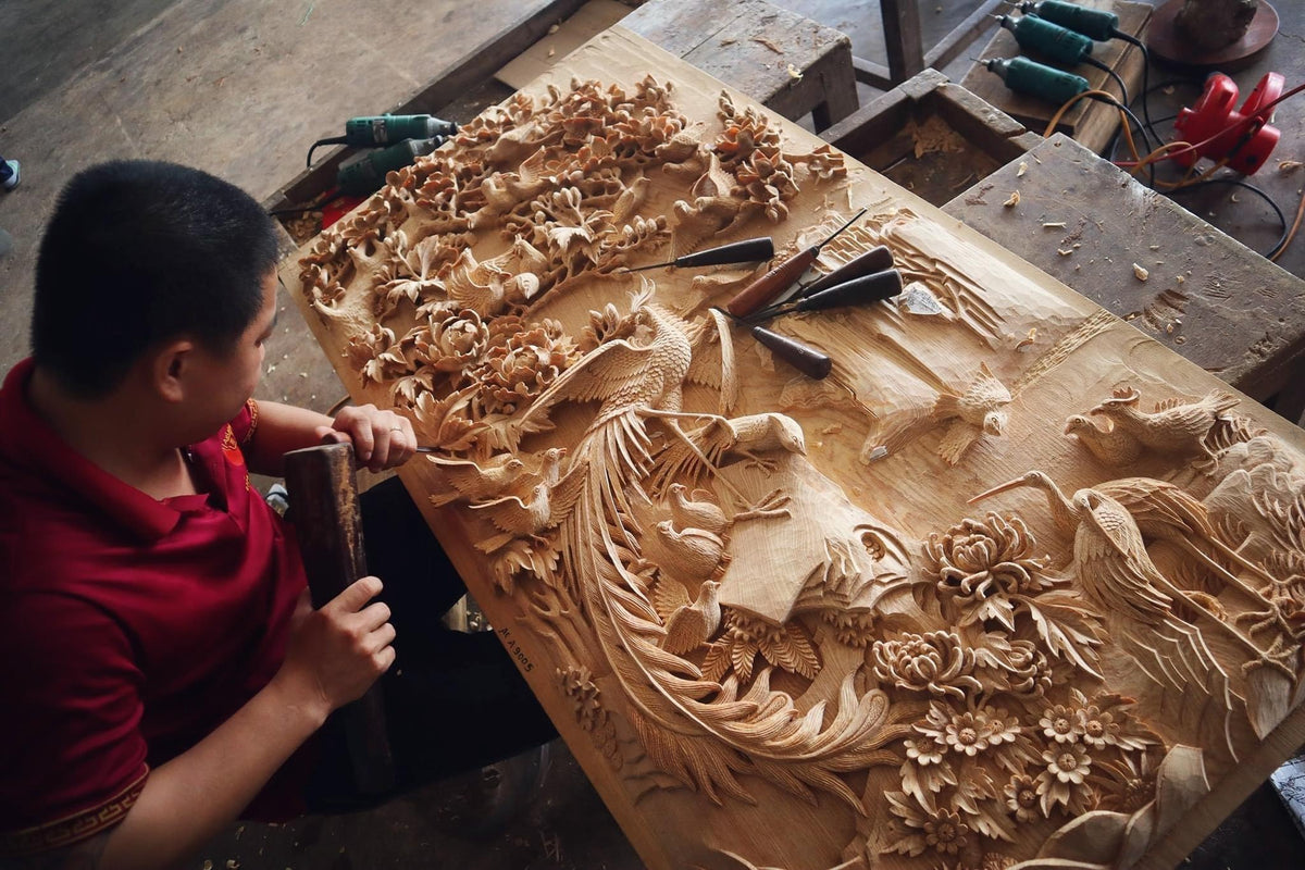 These 10 Stunning Wood Carving Wall Art will blow your mind - Large Wa –  Woodart Vietnam