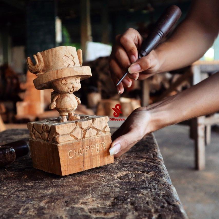 Tony Tony Chopper - Figure Wood Carving - Woodart Vietnam 