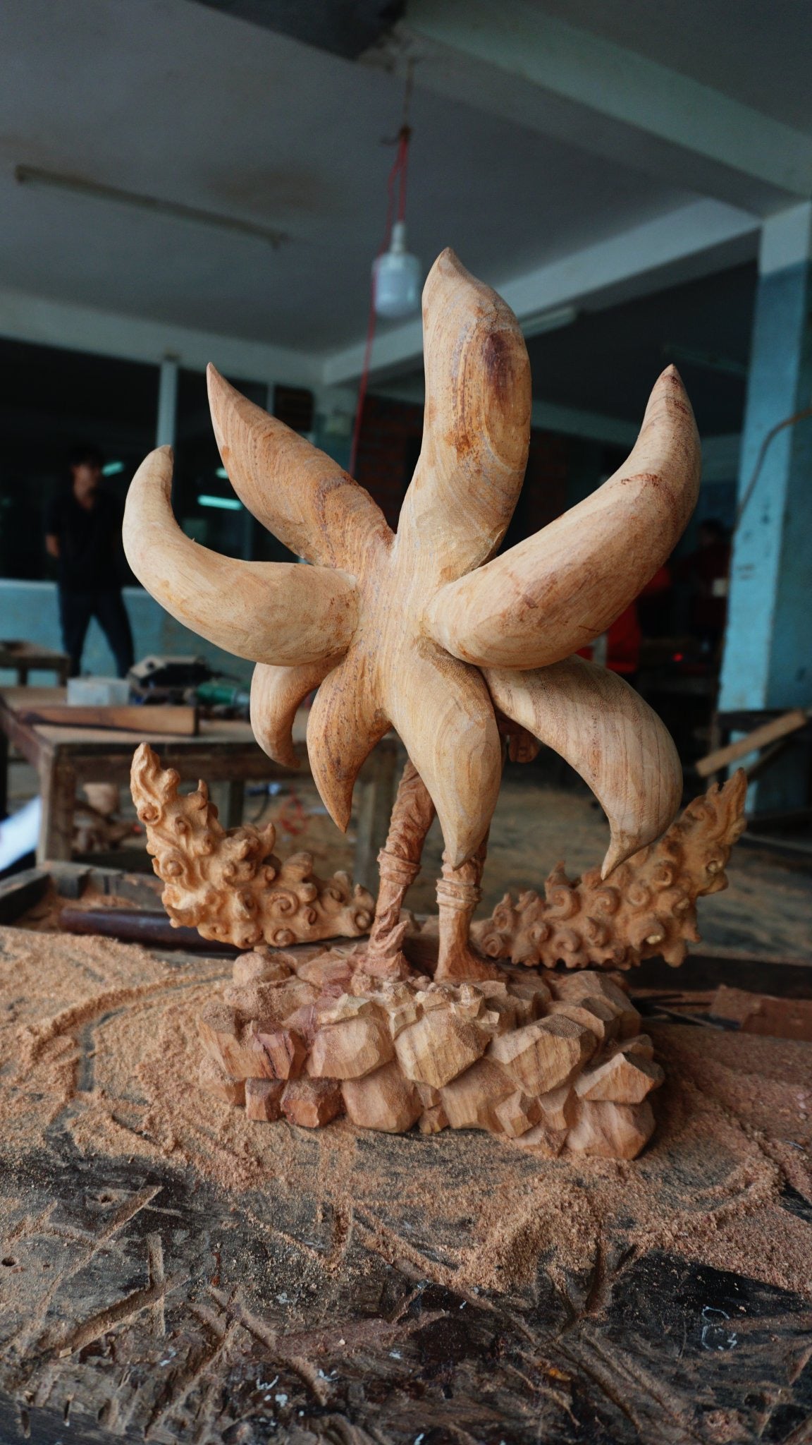 Naruto Baryon Mode Figure Wood Carving [ Limited ] - Woodart Vietnam 