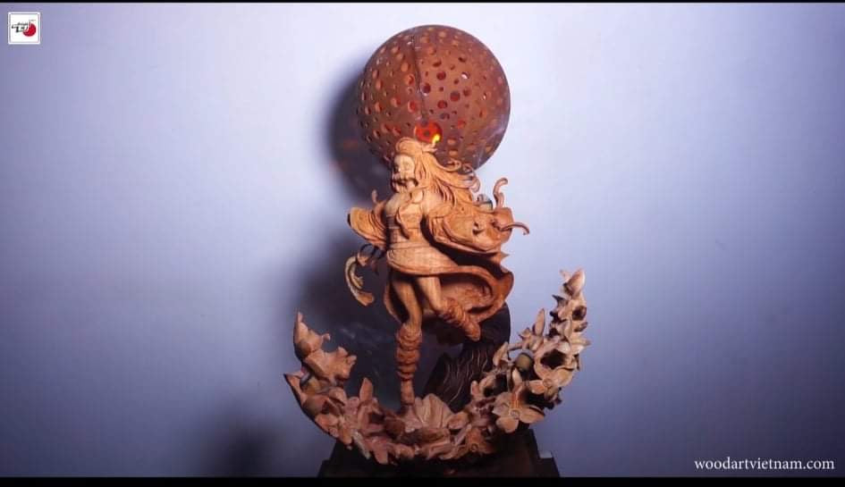 Nezuko - Wood Carving - Demon Slayer [ Limited ] - Woodart Vietnam 