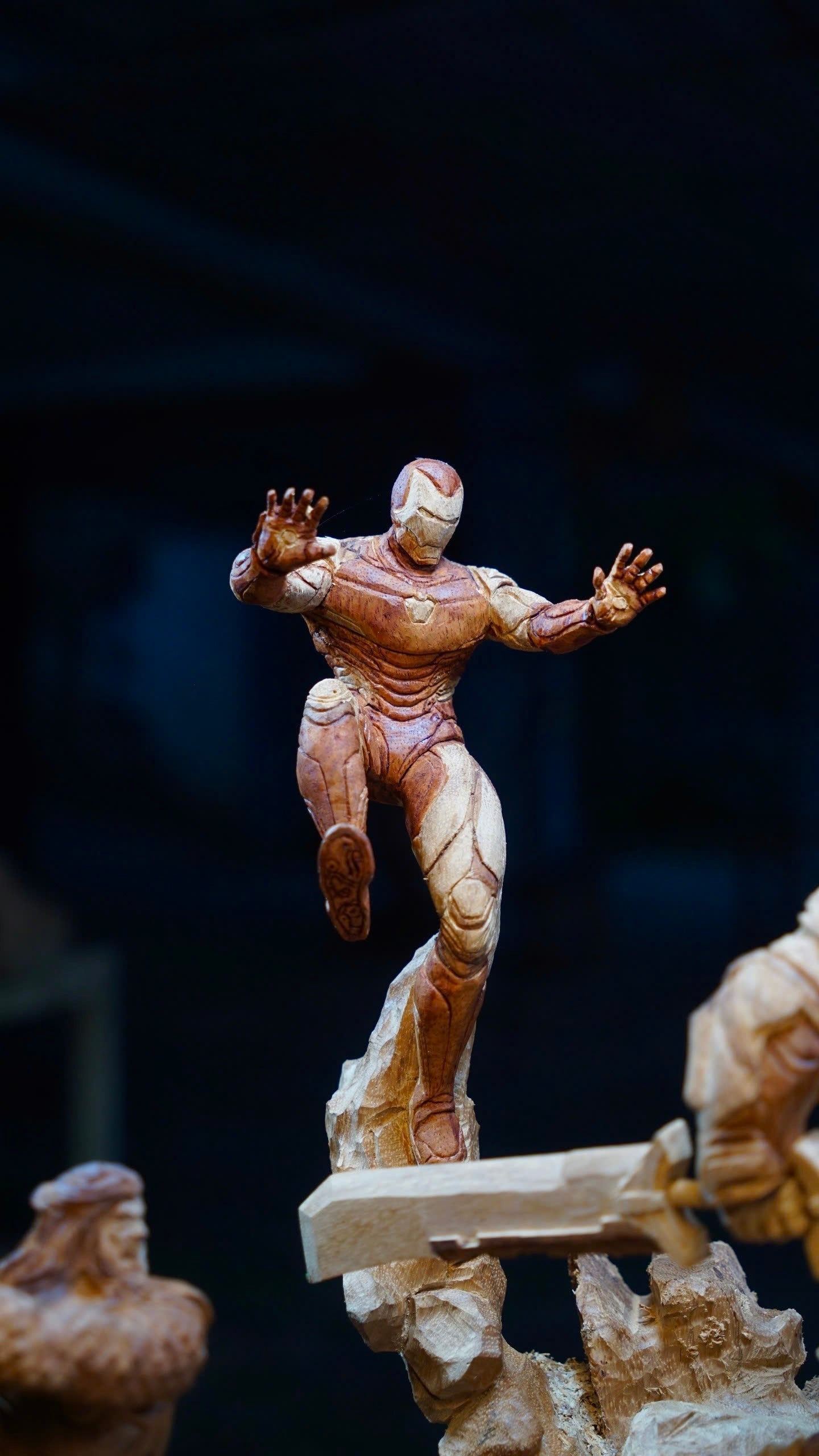 Iron Man (Only) - Figure Wood Carving - Avengers Endgame