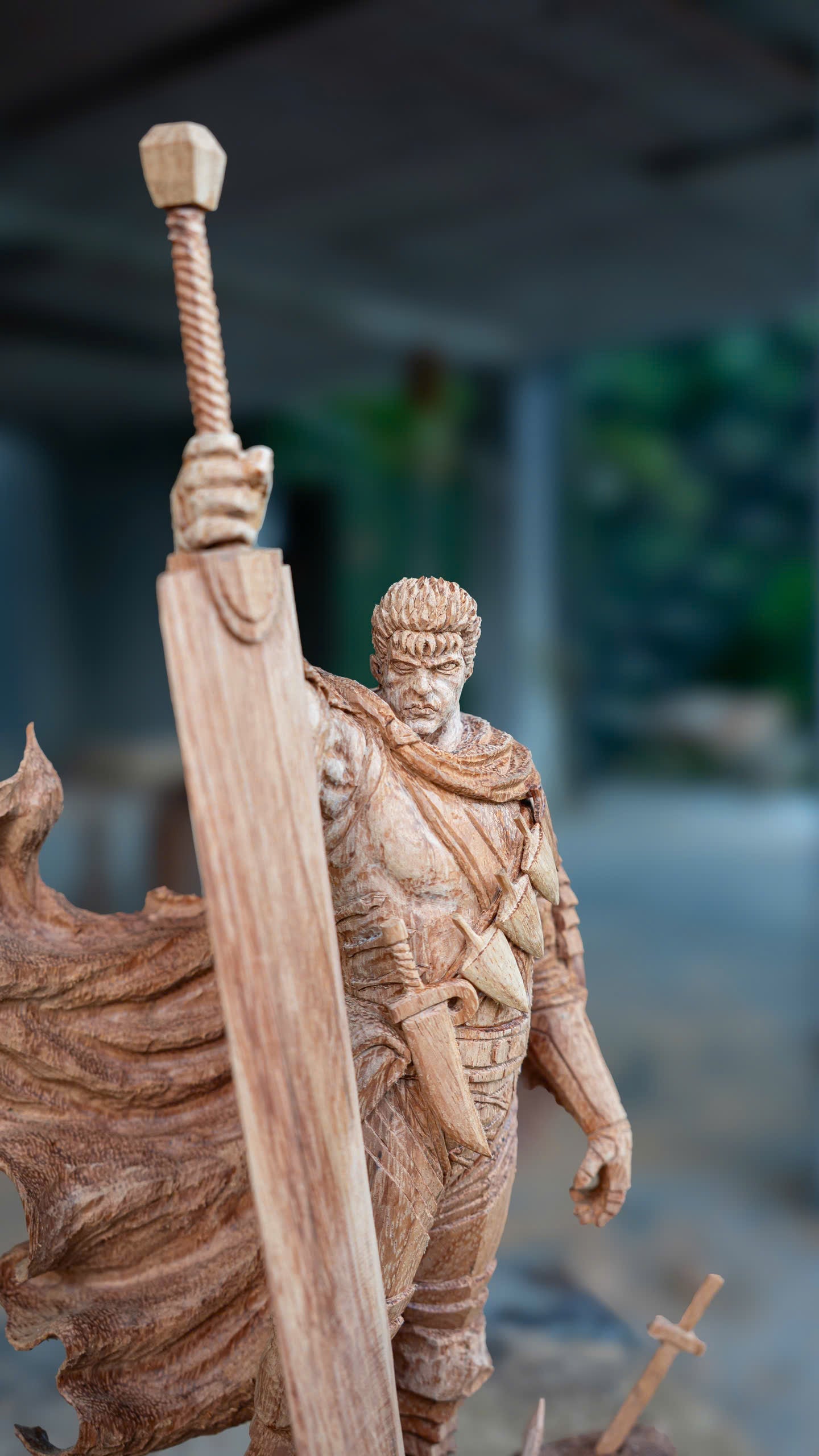 Guts figure wood carving berserk