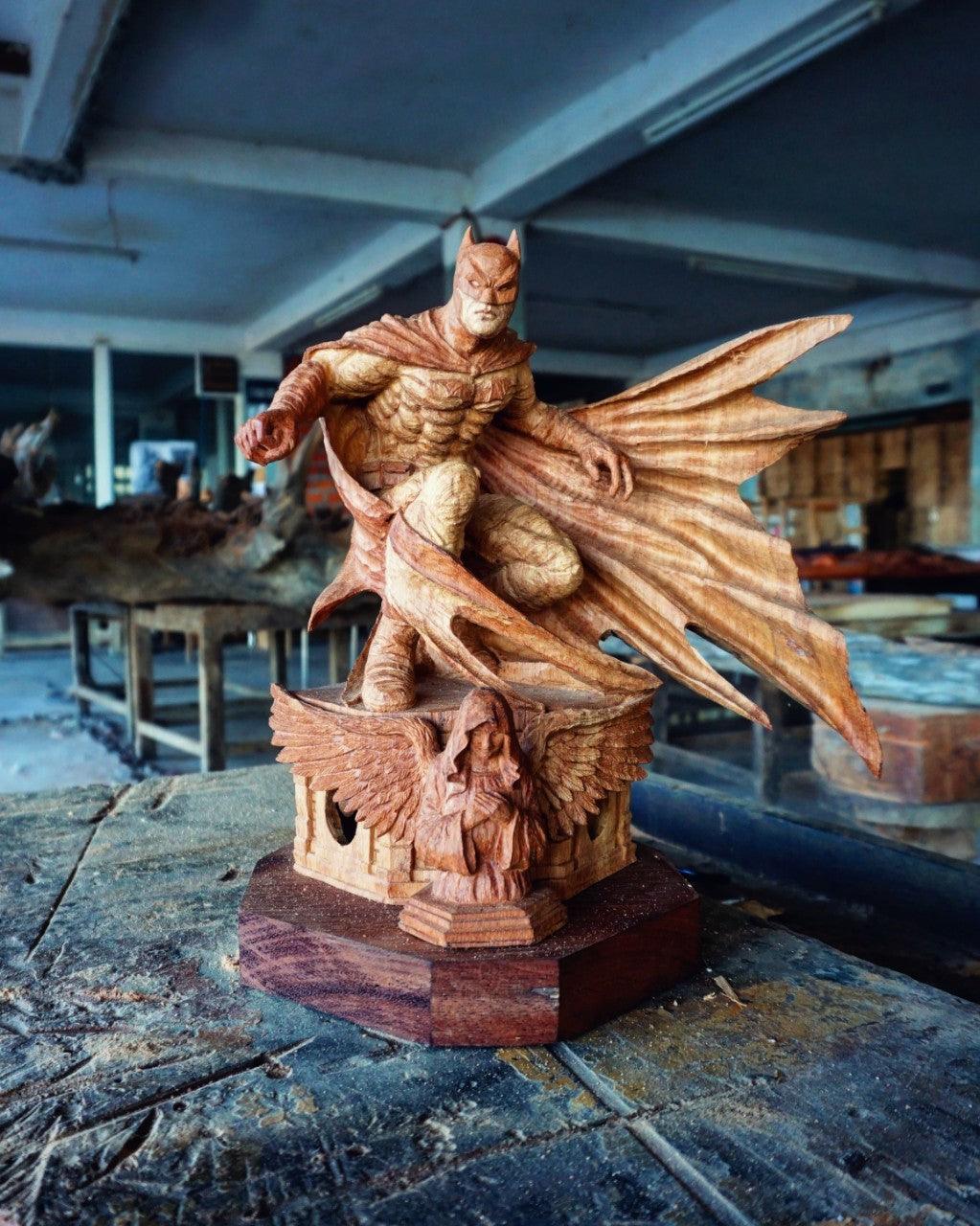 Batman - Figure Wood Carving - Woodart Vietnam 