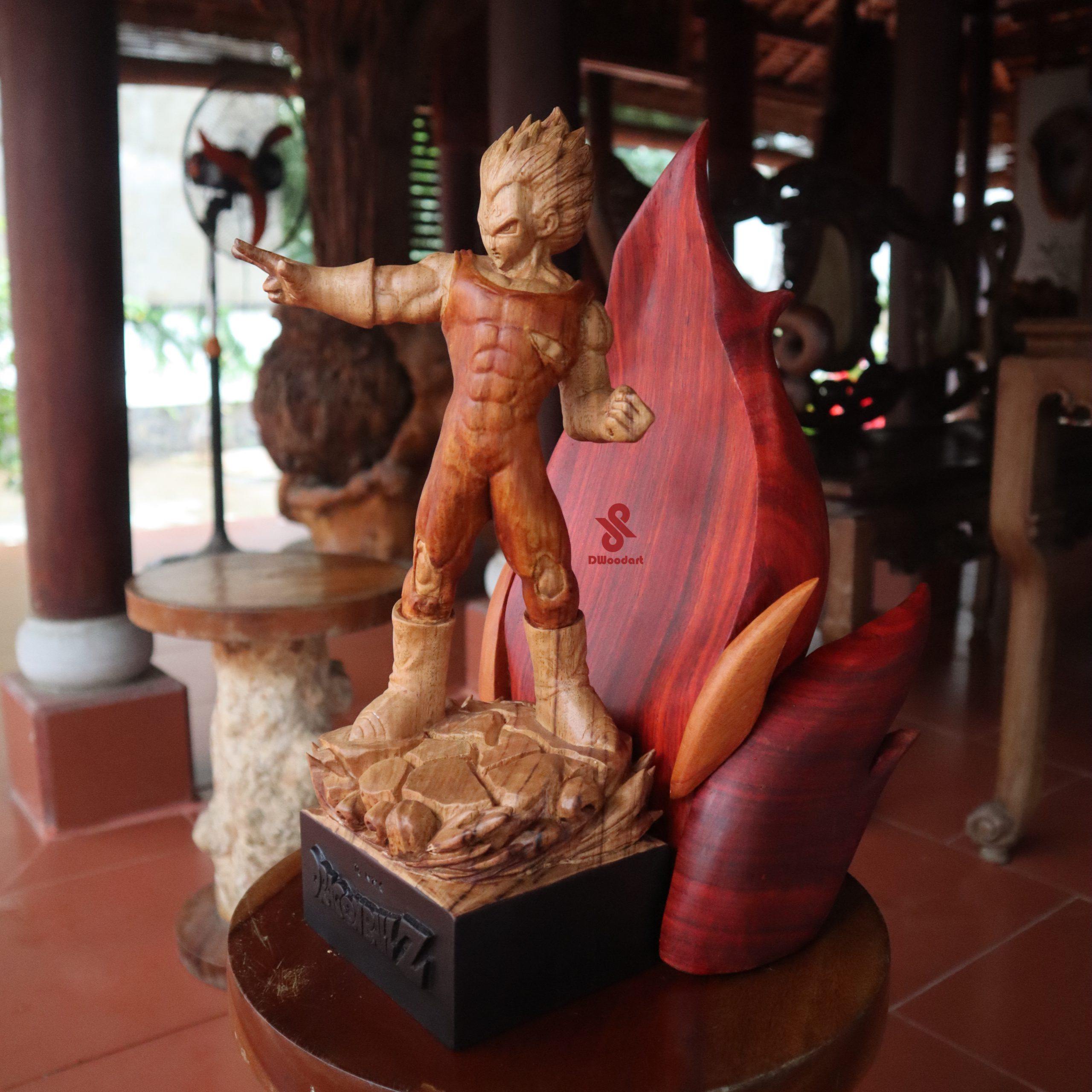 Majin Vegeta - Wood Carving - Woodart Vietnam 
