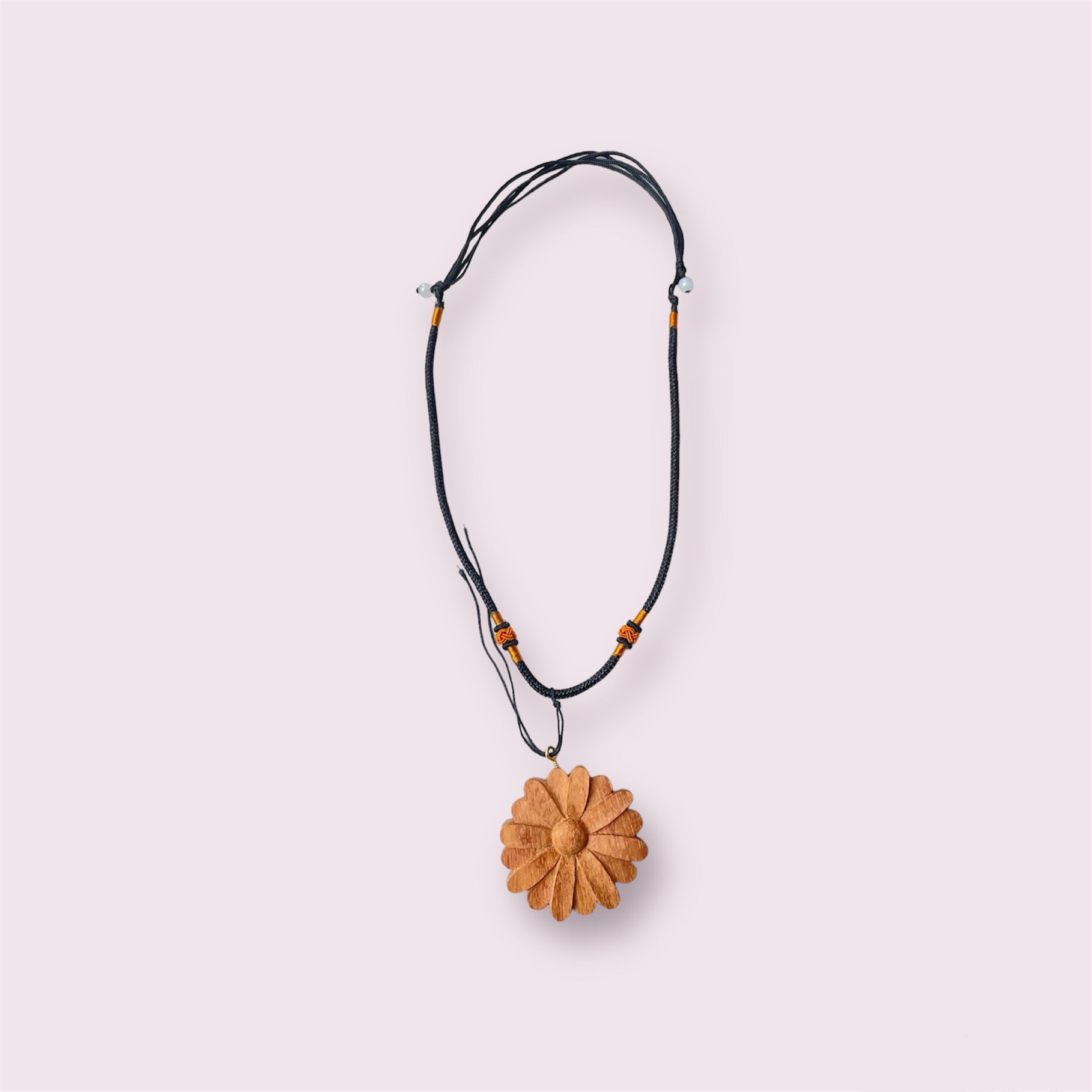 Daisy - Wooden Pendant Necklace - Woodart Vietnam