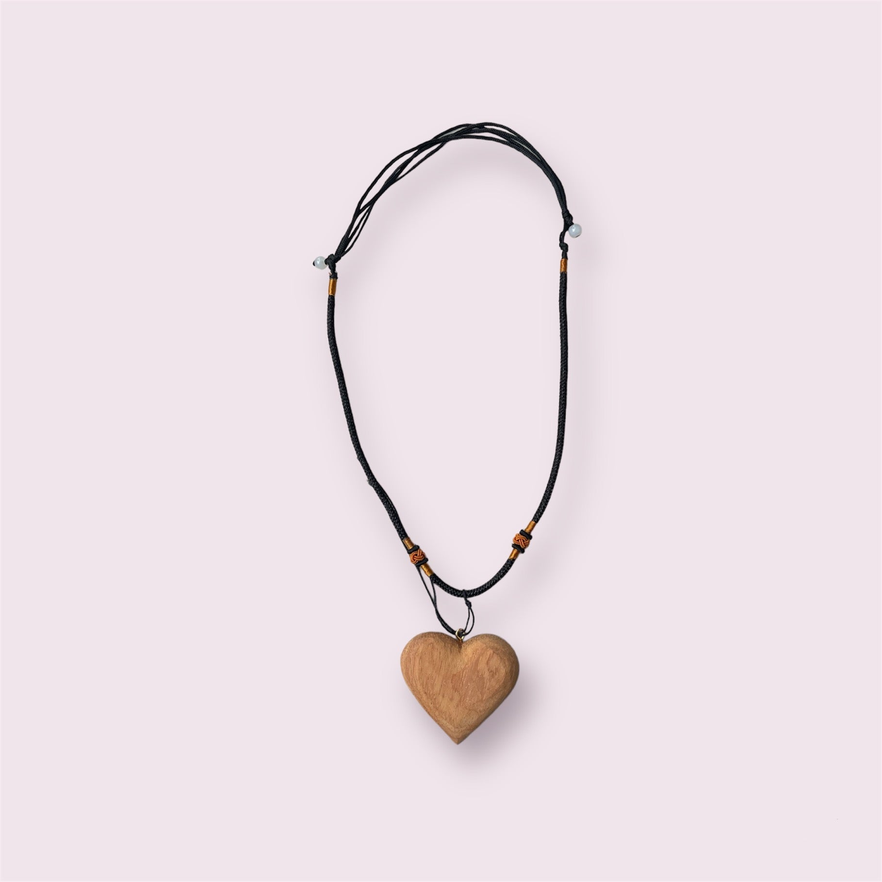Heart - Wooden Pendant Necklace - Woodart Vietnam