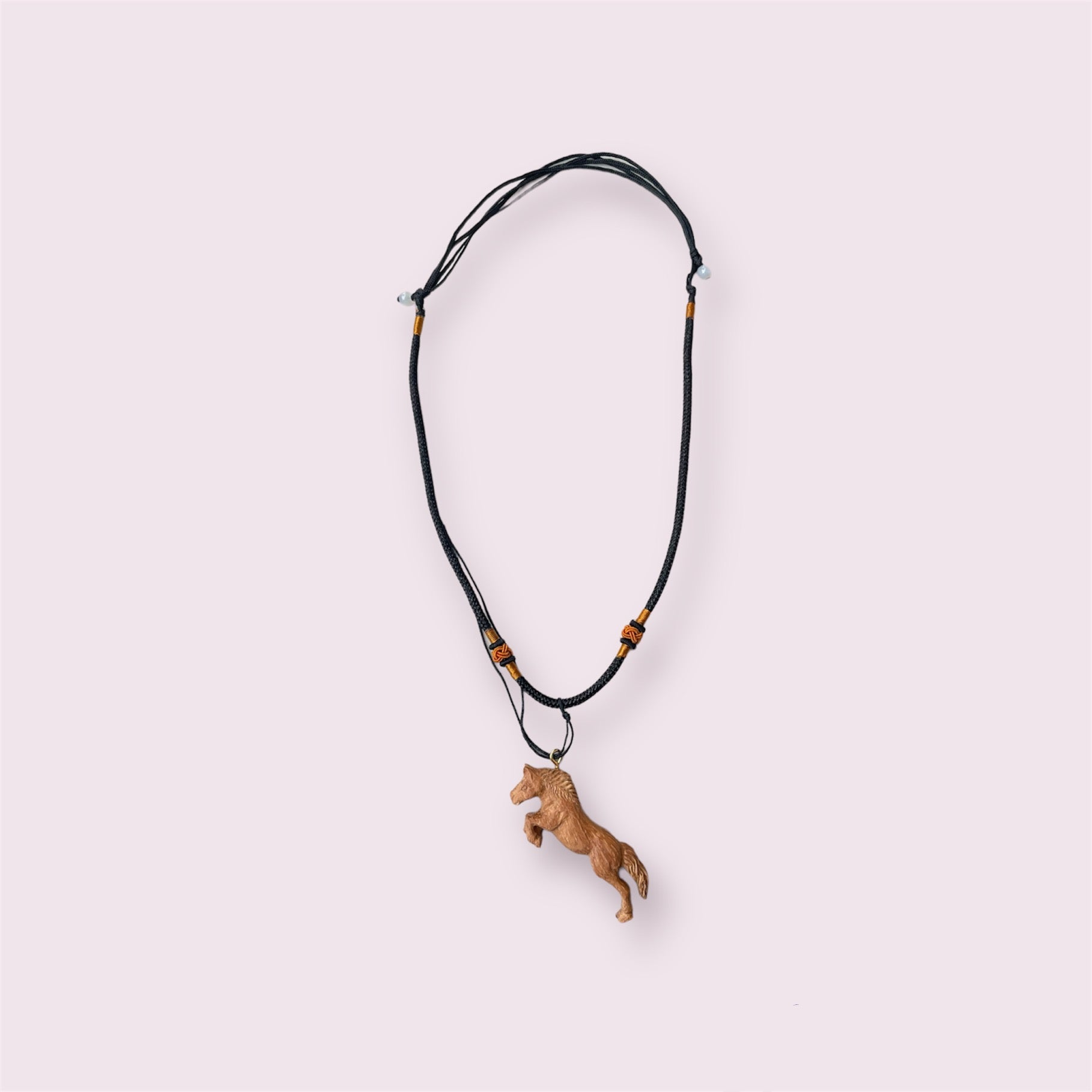 Horses - Wooden Pendant Neklace - Woodart Vietnam