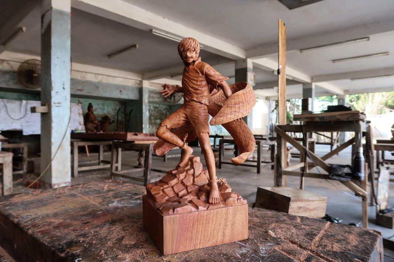 Kaneki Ken - Tokyo Ghoul Wood Carving - Woodart Vietnam