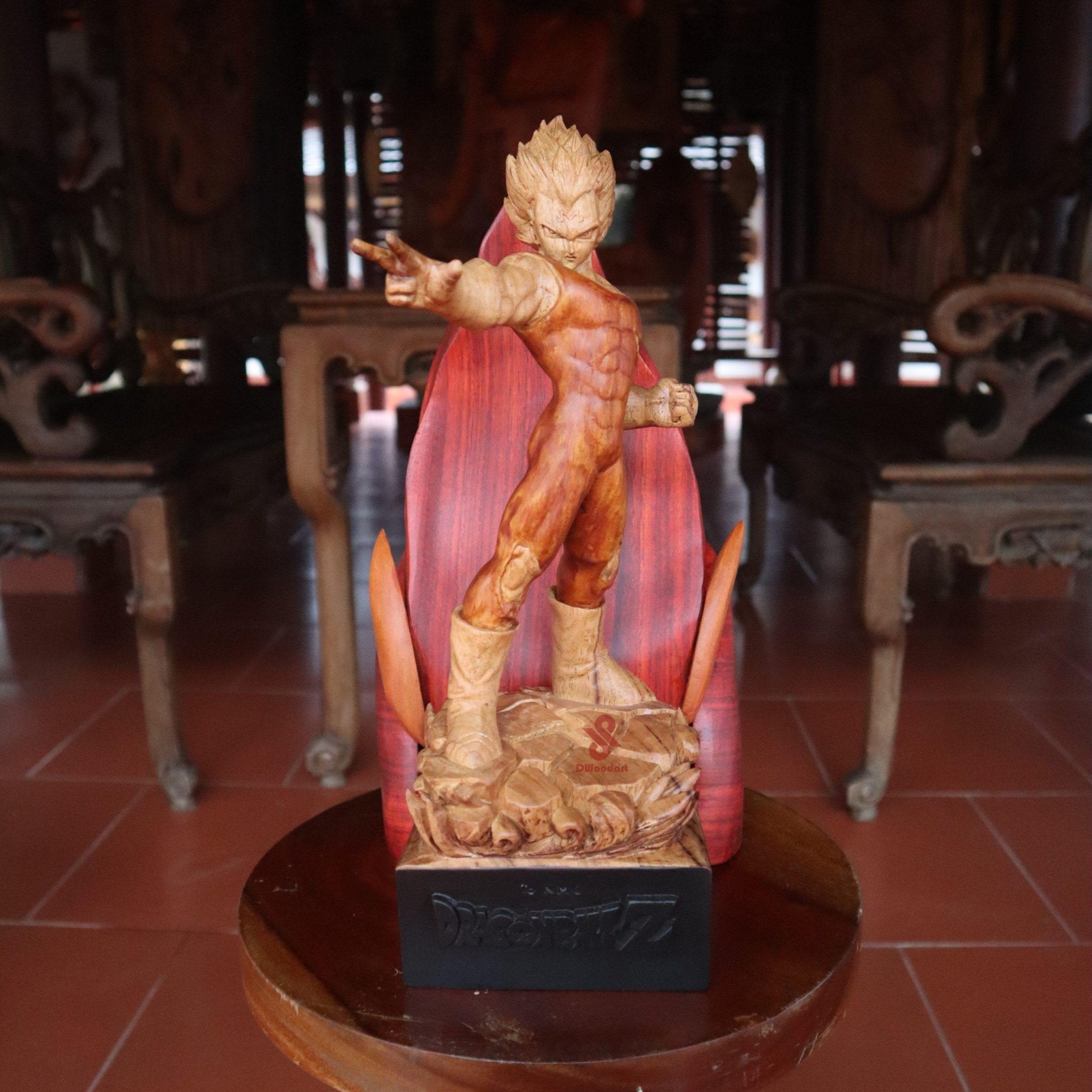 Majin Vegeta - Wood Carving - Woodart Vietnam