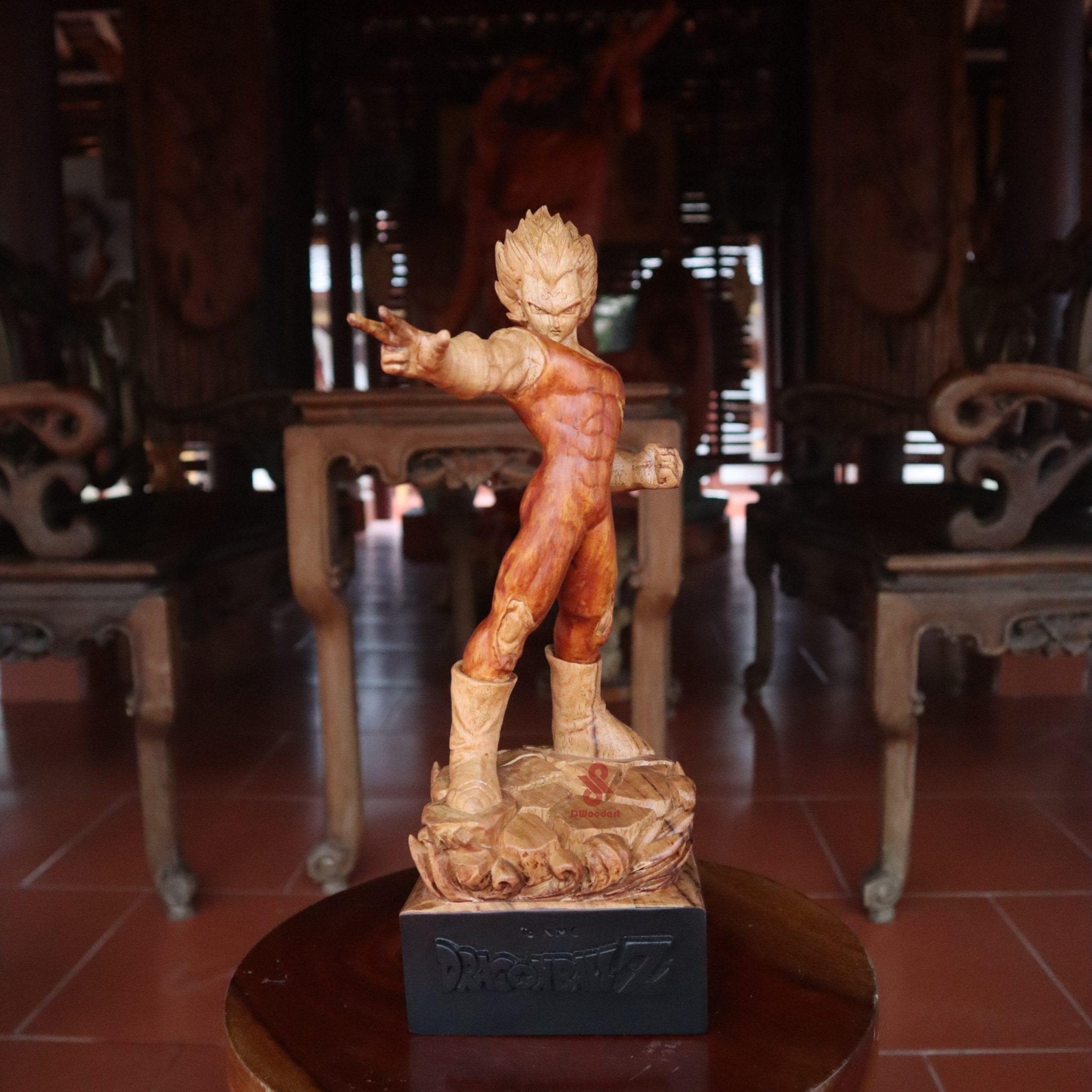 Majin Vegeta - Wood Carving - Woodart Vietnam