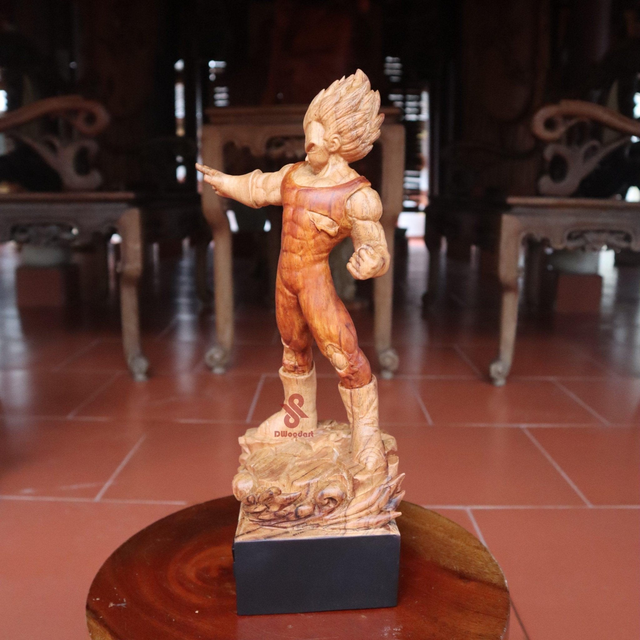 Majin Vegeta - Wood Carving - Woodart Vietnam