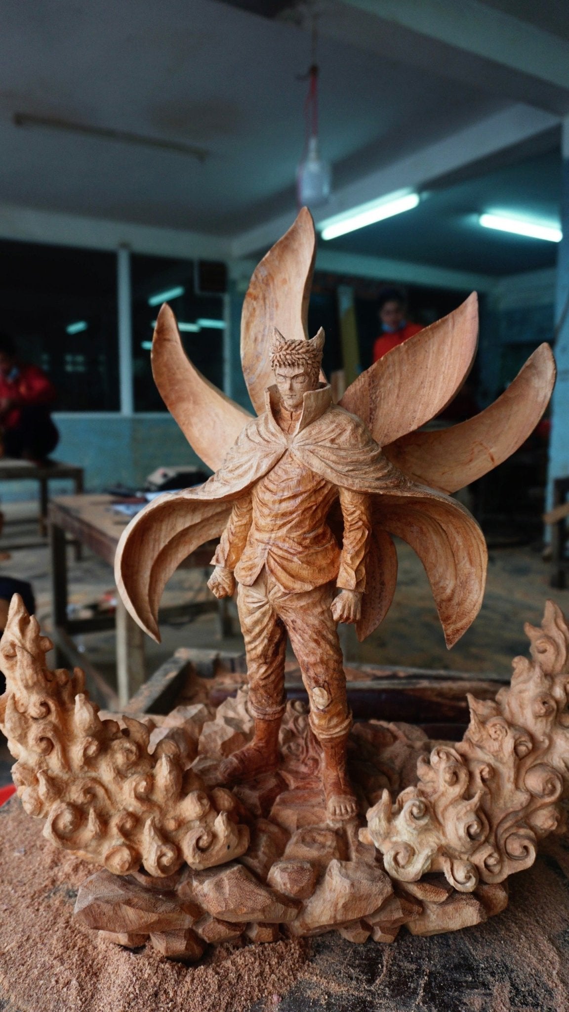 Naruto Baryon Mode Figure Wood Carving [ Limited ] - Woodart Vietnam