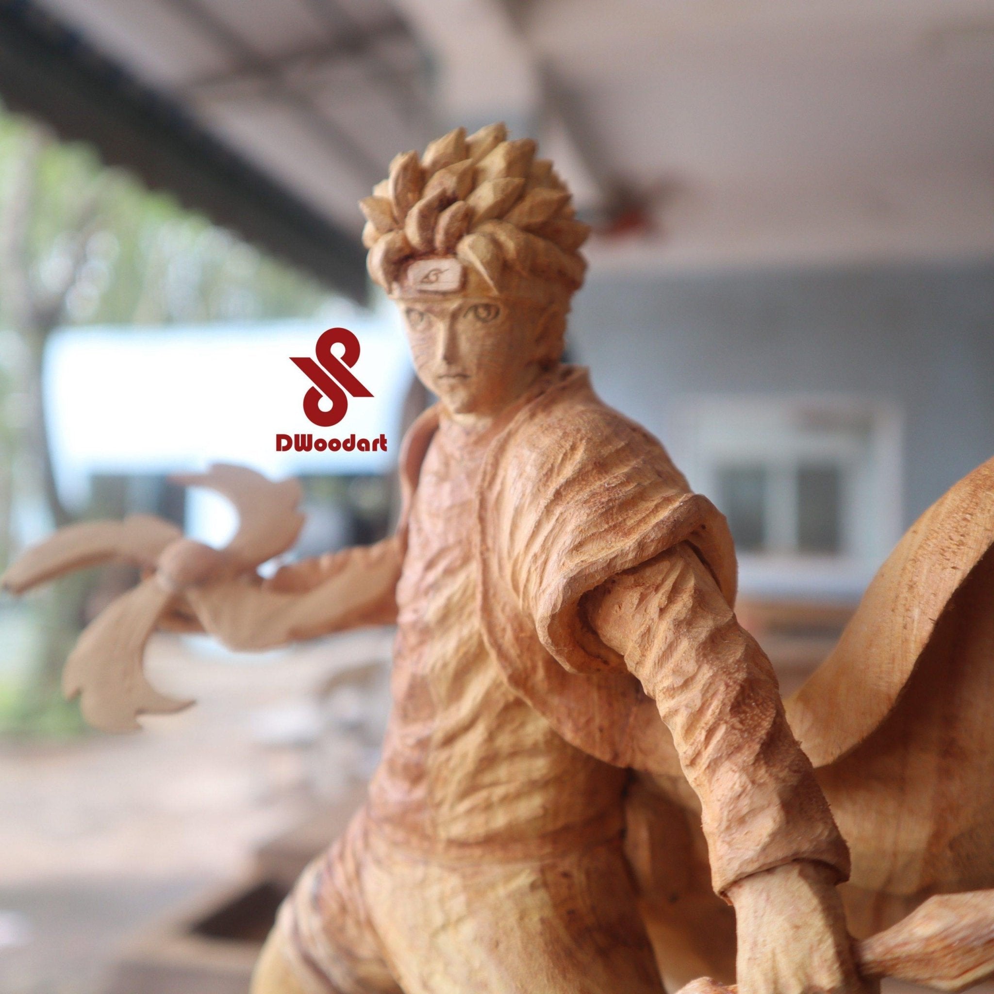Naruto Shippude Figure Wood Carving【Limited】 - Woodart Vietnam