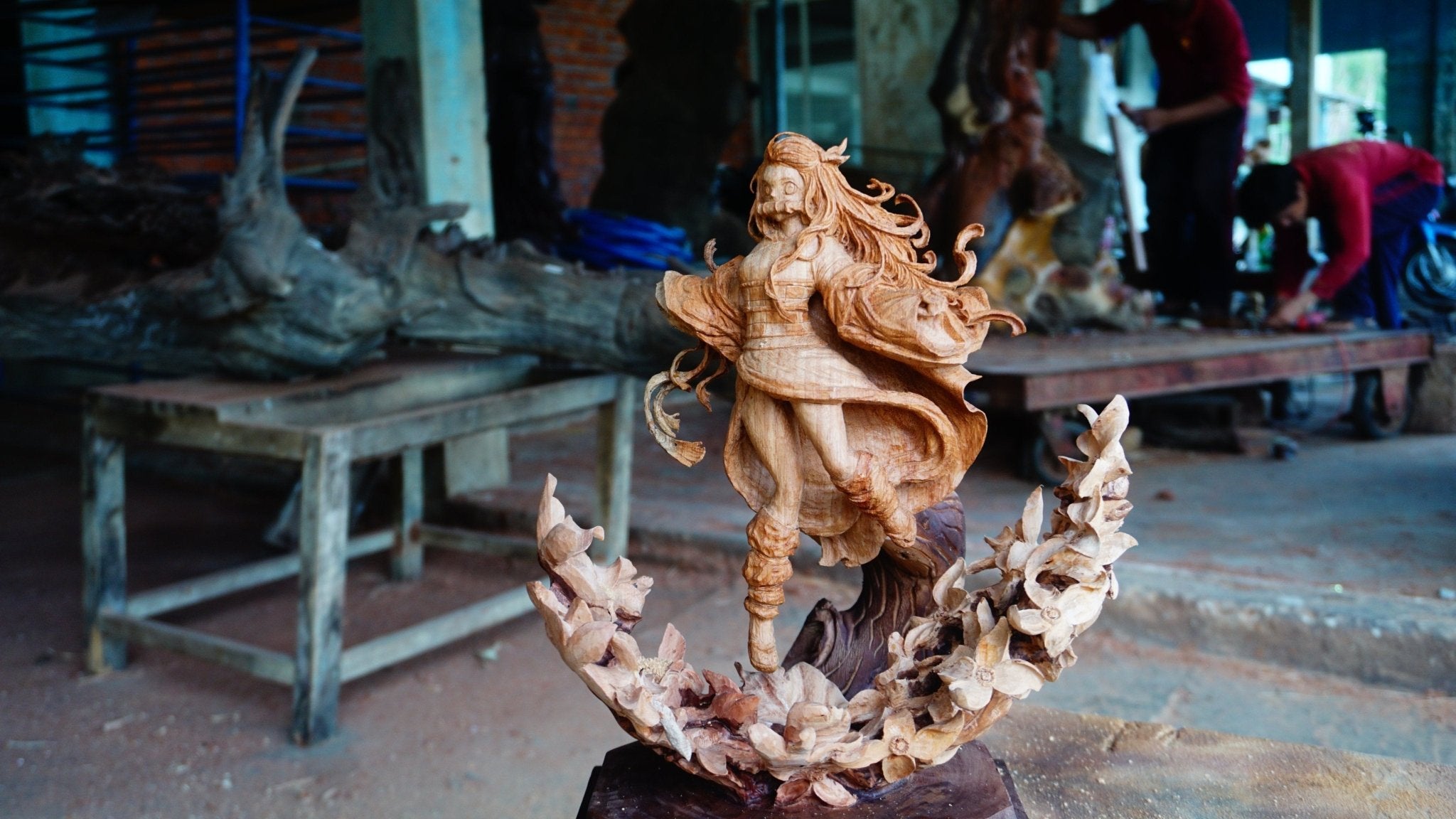 Nezuko - Wood Carving - Demon Slayer [ Limited ] - Woodart Vietnam