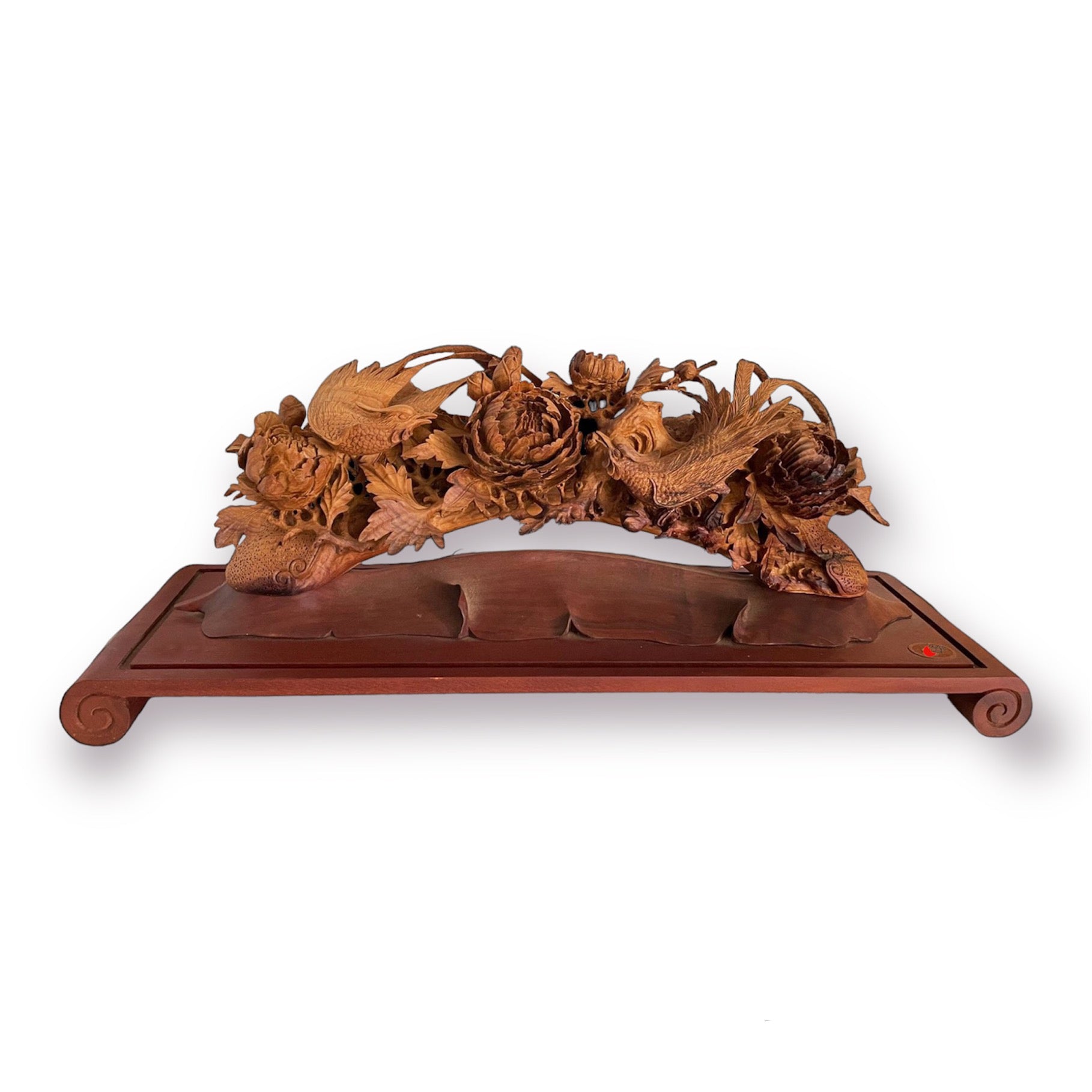 Phoenix Wood Carving - Root Style - Woodart Vietnam