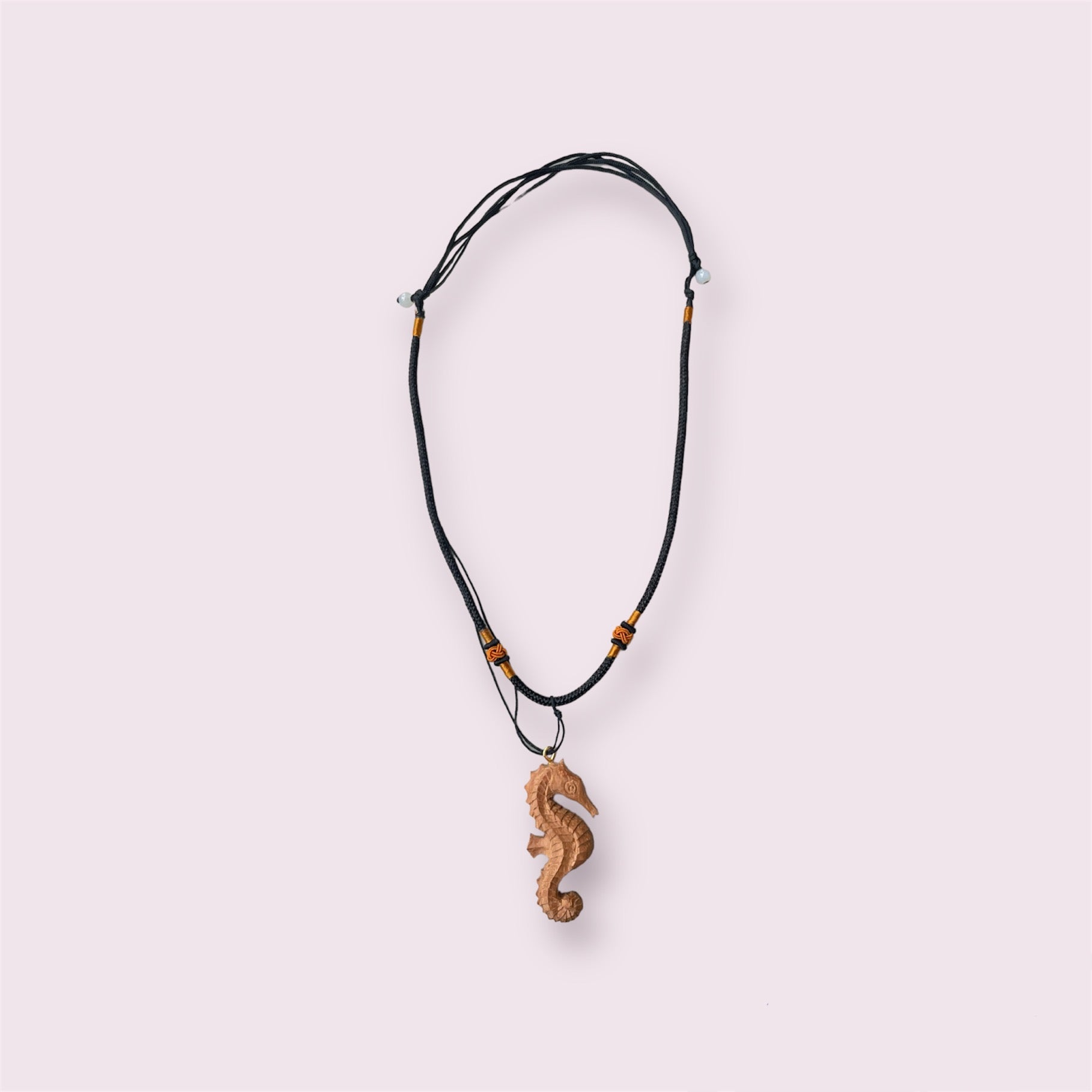 Sea Horses - Woodde Pendant Neklace - Woodart Vietnam