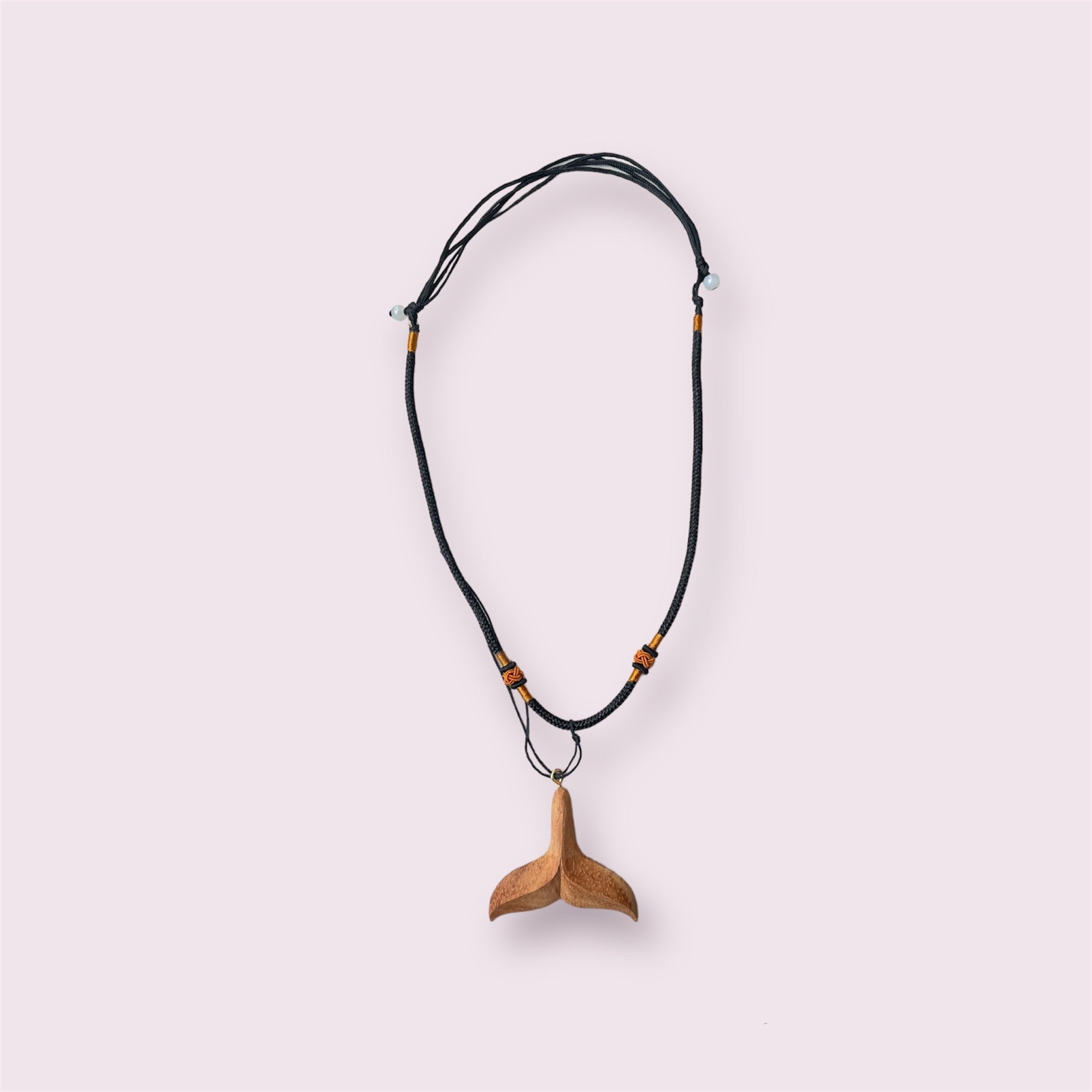 Whale Tail - Wooden Pendant Neklace - Woodart Vietnam