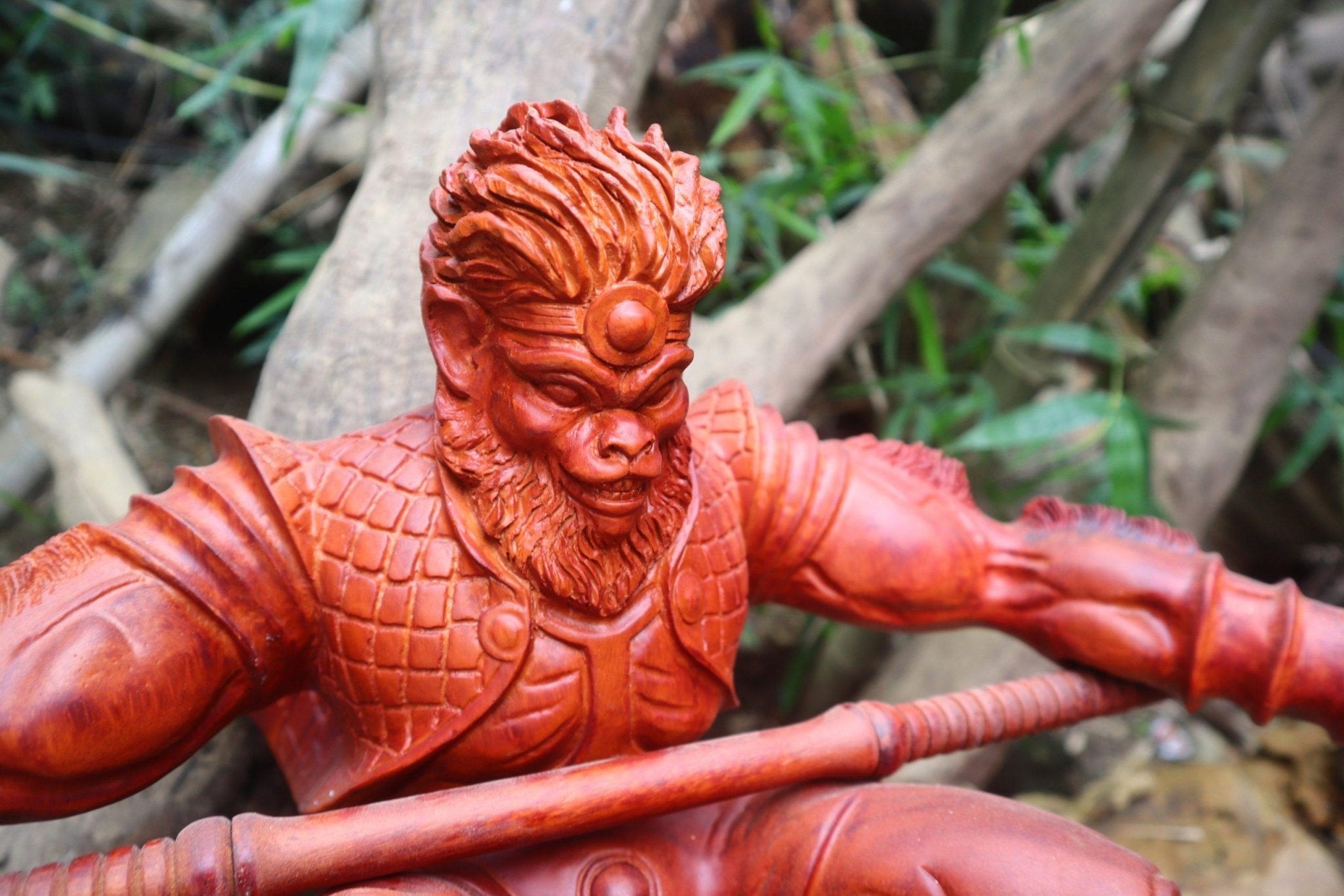 Wukong - Monkey King Wood Carving statue - Woodart Vietnam